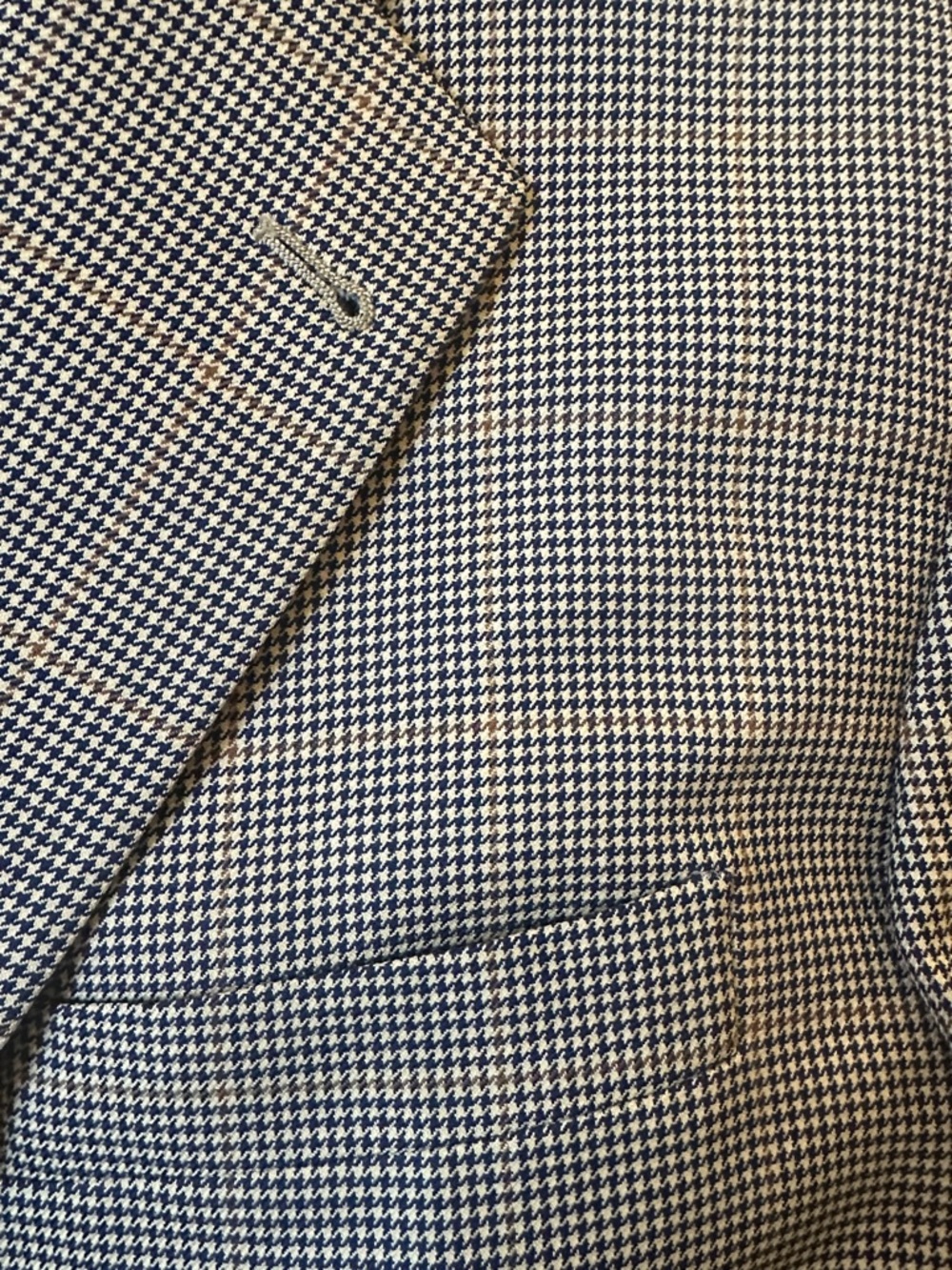 Burberry London Kensington Houndstooth Men's Sports Coat Blazer Size 42 S